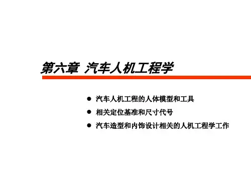 汽车人机工程学