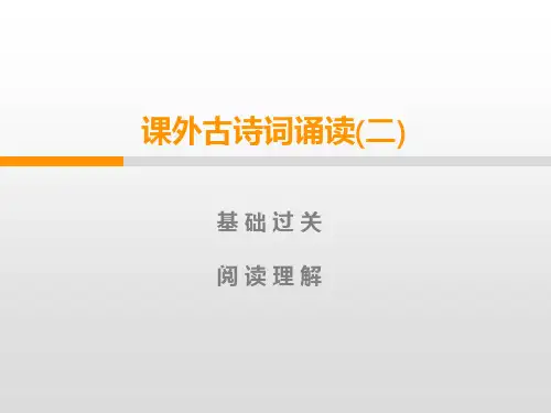 部编版语文八年级上册课外古诗词诵读(二)(共张)