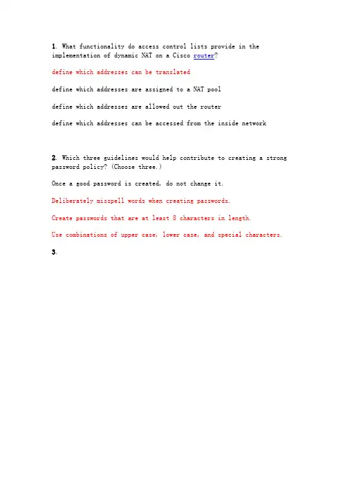 CCNA 4 Final Exam V4.0 Answers