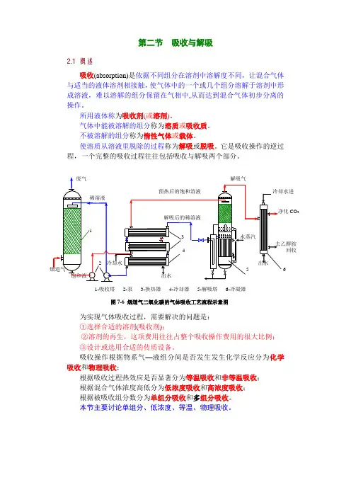 2 吸收与解吸(讲稿)