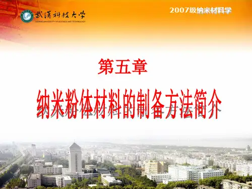第5章纳米粉体材料制备PPT课件