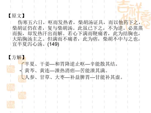 三、半夏泻心汤