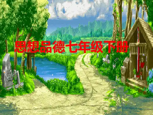 教科版初一下册政治3.6规则与秩序PPT课件(7)