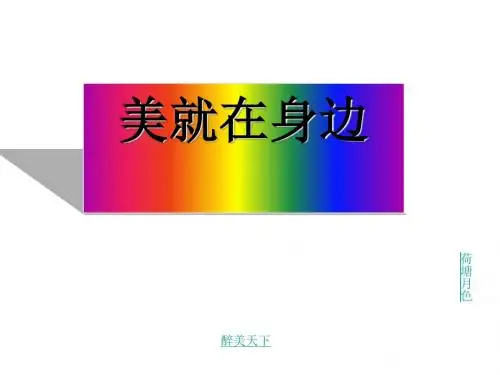 初中话题作文写作指导：美就在身边优秀课件