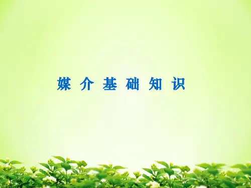 媒介基础知识