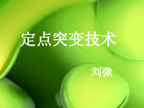 定点突变技术