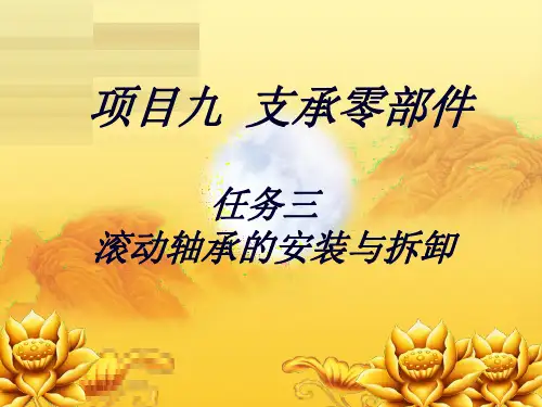 滚动轴承课件