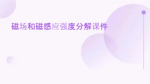 磁场和磁感应强度分解课件