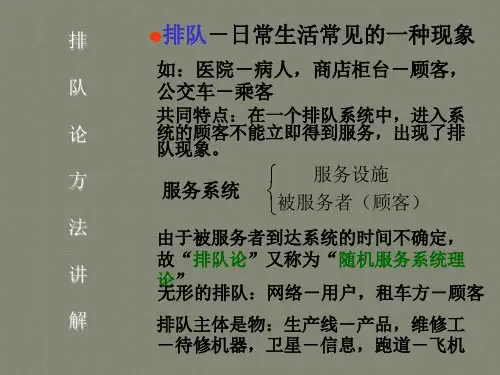 排队论方法讲解