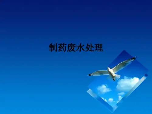 制药废水处理ppt课件