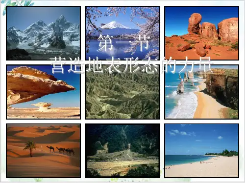 营造地表形态的力量(25页)-PPT优秀课件