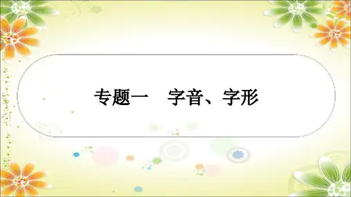 中考语文一轮复习-字音字形课件(湖南专用)