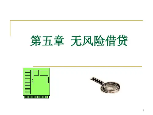 投资学：第5章  无风险借贷