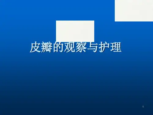 皮瓣的观察与护理ppt课件
