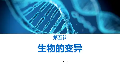 《生物的变异》PPT教学课件