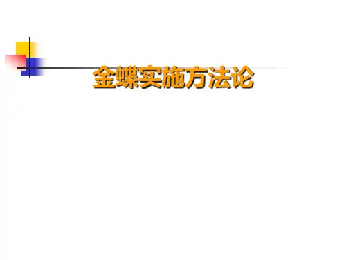 金蝶实施方法论讲解