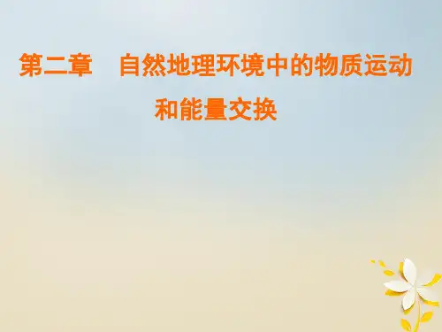 2020版高中地理第二章第三节地壳的运动和变化第2课时外力作用和岩石圈的物质循环课件中图版必修1