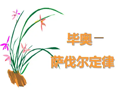 电磁学2毕奥-萨伐尔定律