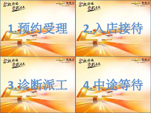 服务流程演练卡片