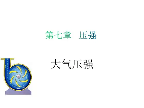 初中物理《大气压强》ppt