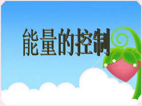 六年级上科学优秀课件-2.13 能量的控制｜冀教版  (19页PPT)