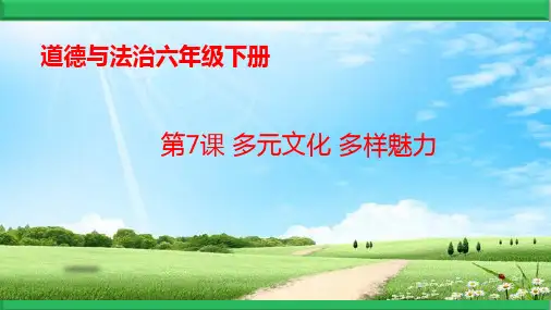 统编道德与法治六年级下册【第07课 多元文化 多样魅力】PPT课件