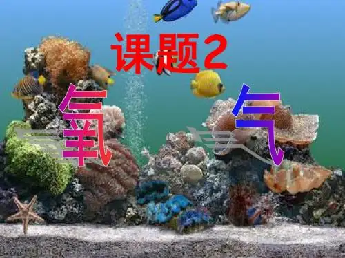 九年级化学课题2《氧气》课件