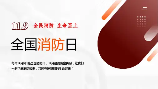 21 全国消防日配套PPT课件