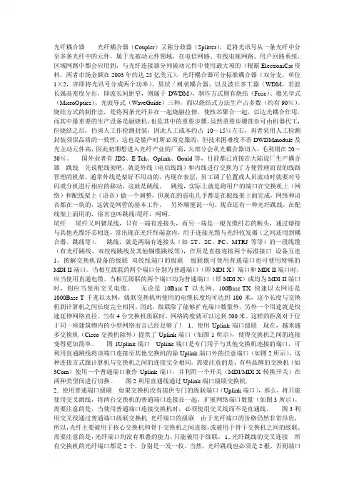 (完整word版)光纤耦合器光纤耦合器