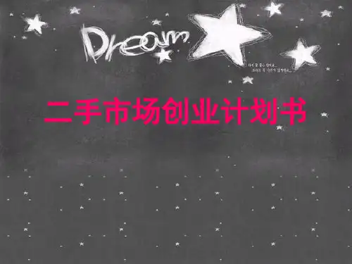 二手市场创业计划书