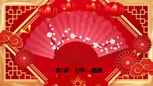 高考物理二轮复习第一部分专题七物理图像问题第1讲力学图像课件