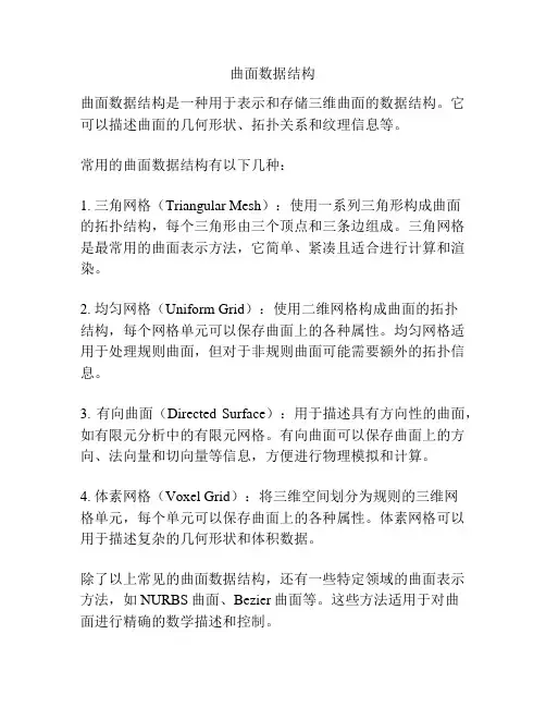 曲面数据结构