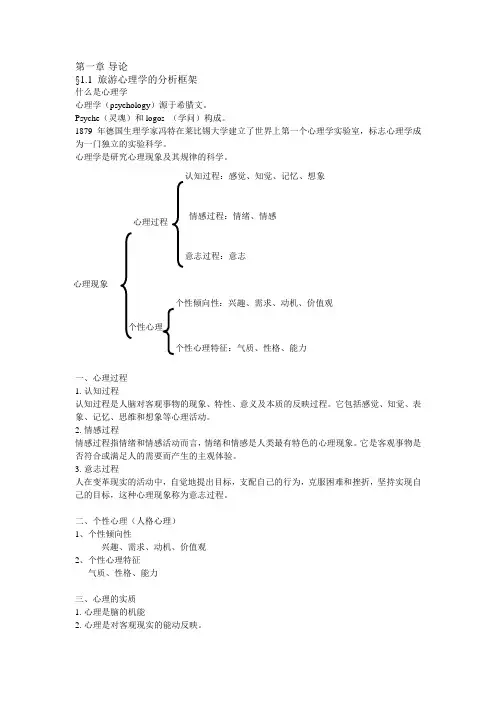 旅游心理学