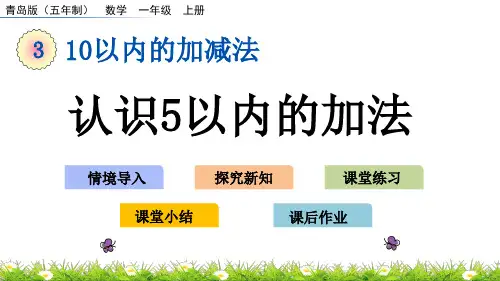 认识5以内的加法PPT课件