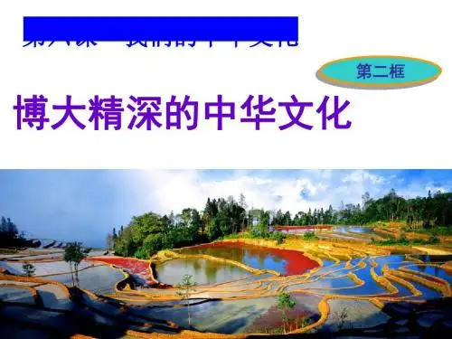 博大精深的中华文化优秀课件11