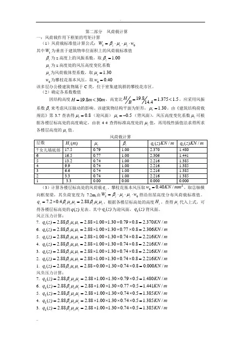 风荷载计算