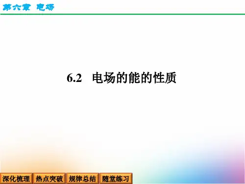 高三物理一轮复习精品课件3：6.3 电场能的性质
