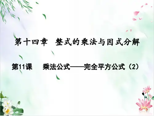 乘法公式演示课件人教版1