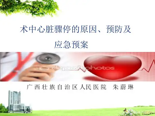 术中心脏骤停原因、预防及应急预案课件