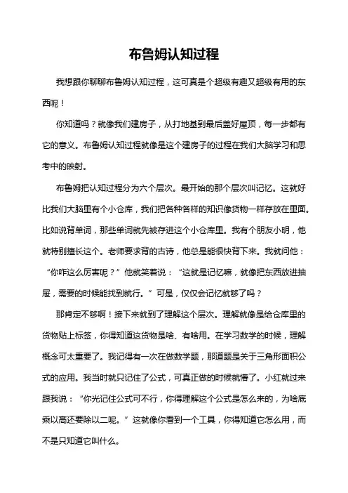布鲁姆认知过程