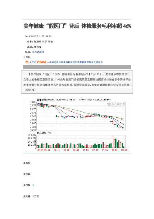 美年健康