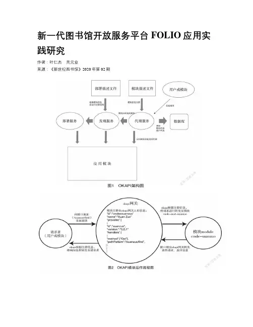 新一代图书馆开放服务平台FOLIO应用实践研究
