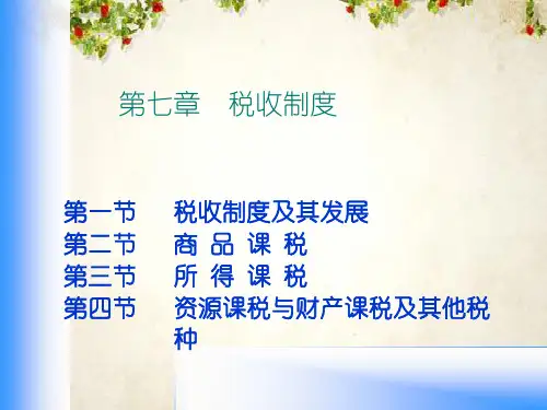 税收制度 (PPT 74页)