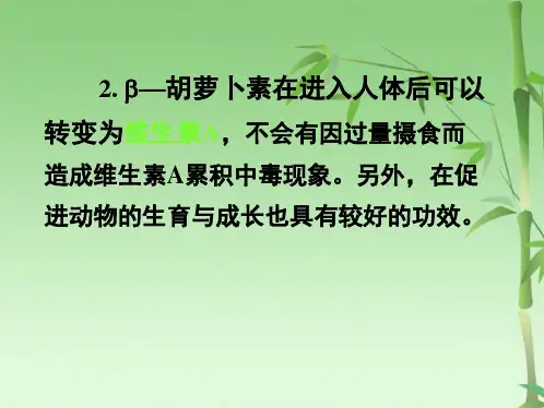 高中生物《第六章 第二节 胡萝卜素的提取》课件2 新人教版选修1(共62张PPT)