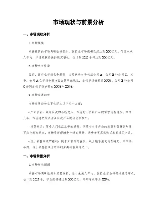 市场现状与前景分析