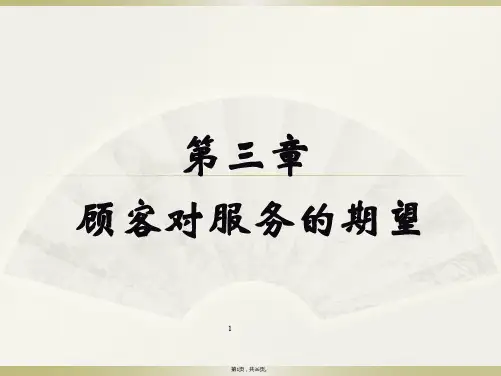 chapter-3顾客对服务的期望