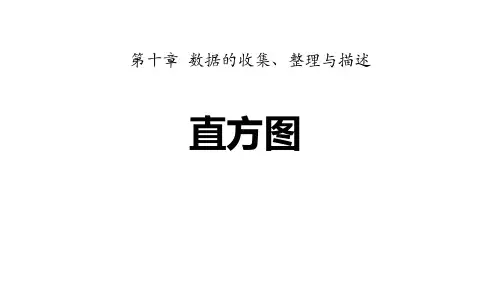 《直方图》数据的收集、整理与描述PPT