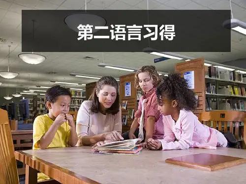 第二语言习得详解