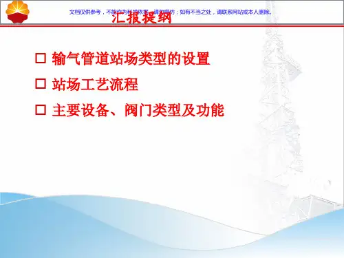输气管道站场工艺简介课件