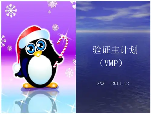 总验证计划验证主计划